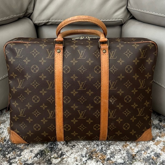LOUIS VUITTON MONOGRAM VINTAGE AUTH VI 0932 LAPTOP FILE BRIEFCASE REHAB BAG - Picture 7 of 16